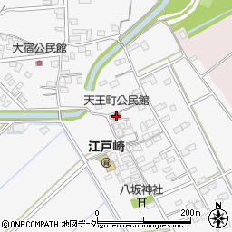 天王町公民館周辺の地図