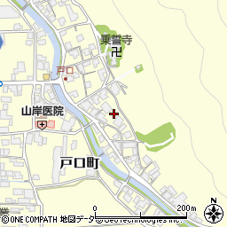 福井県鯖江市戸口町周辺の地図