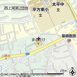 埼玉県上尾市上野7-6周辺の地図