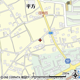 埼玉県上尾市平方4264周辺の地図