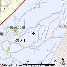埼玉県坂戸市欠ノ上周辺の地図