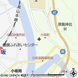 岐阜県下呂市小坂町小坂町838周辺の地図
