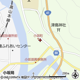 岐阜県下呂市小坂町小坂町835周辺の地図