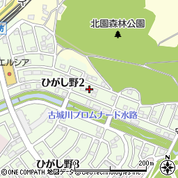 茨城県守谷市ひがし野2丁目11-20周辺の地図