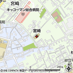 千葉県野田市宮崎97周辺の地図