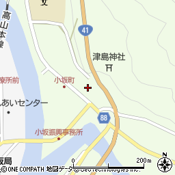 岐阜県下呂市小坂町小坂町855周辺の地図