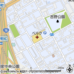 ベルクさいたま吉野町店周辺の地図