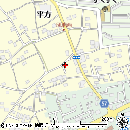 埼玉県上尾市平方4267-19周辺の地図