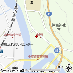 岐阜県下呂市小坂町小坂町837周辺の地図