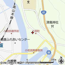 岐阜県下呂市小坂町小坂町837周辺の地図