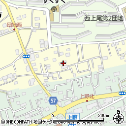 埼玉県上尾市平方4300-2周辺の地図