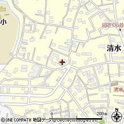 千葉県野田市清水807周辺の地図
