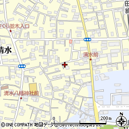 千葉県野田市清水145周辺の地図