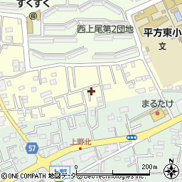 埼玉県上尾市平方4327周辺の地図