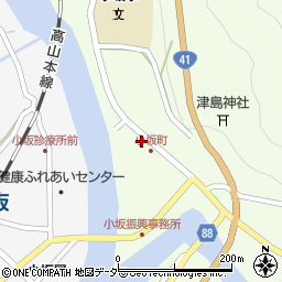 岐阜県下呂市小坂町小坂町836周辺の地図