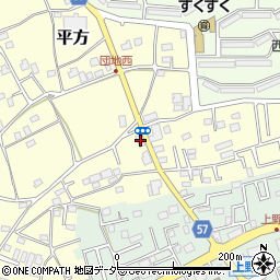 埼玉県上尾市平方4278周辺の地図