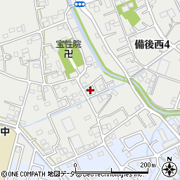 埼玉県春日部市武里中野33周辺の地図