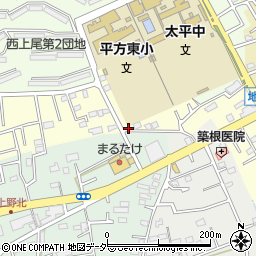 埼玉県上尾市平方4628周辺の地図