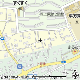 埼玉県上尾市平方4320周辺の地図