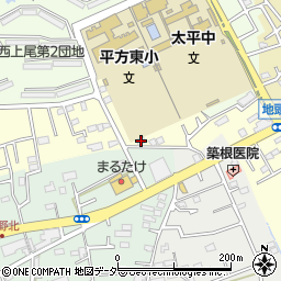 埼玉県上尾市平方4630-1周辺の地図