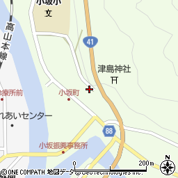 岐阜県下呂市小坂町小坂町881周辺の地図