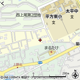 埼玉県上尾市平方4343周辺の地図
