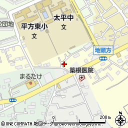 埼玉県上尾市平方4647-6周辺の地図