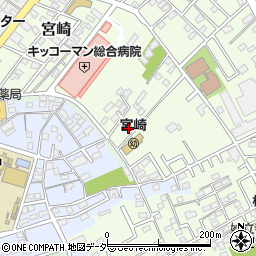 千葉県野田市宮崎98-6周辺の地図