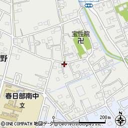 埼玉県春日部市武里中野165-11周辺の地図