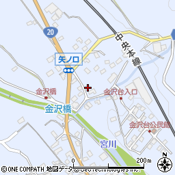 長野県茅野市金沢4171周辺の地図