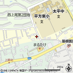 埼玉県上尾市平方4348周辺の地図