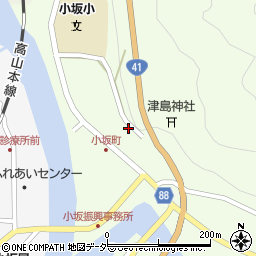 岐阜県下呂市小坂町小坂町882-1周辺の地図