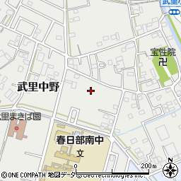 〒344-0026 埼玉県春日部市武里中野の地図