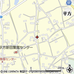 埼玉県上尾市平方4114周辺の地図