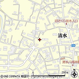 千葉県野田市清水645周辺の地図
