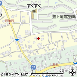 埼玉県上尾市平方4305周辺の地図