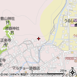 福井県鯖江市河和田町周辺の地図