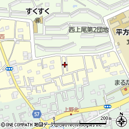 埼玉県上尾市平方4318周辺の地図