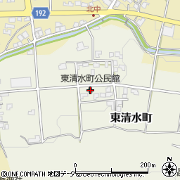 東清水町公民館周辺の地図