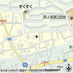 埼玉県上尾市平方4315-4周辺の地図
