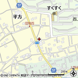 埼玉県上尾市平方4277-5周辺の地図