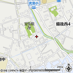 埼玉県春日部市武里中野46周辺の地図