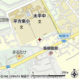 埼玉県上尾市平方4641周辺の地図