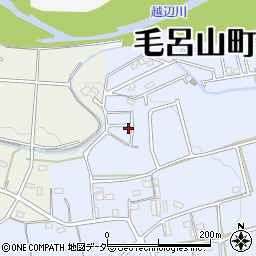 埼玉県入間郡毛呂山町前久保341-13周辺の地図