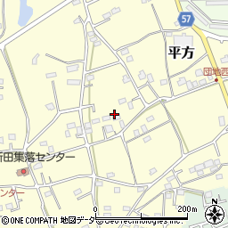 埼玉県上尾市平方4117周辺の地図