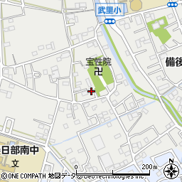 埼玉県春日部市武里中野56周辺の地図