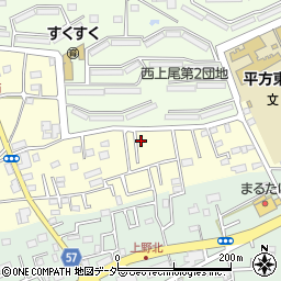 埼玉県上尾市平方4319周辺の地図