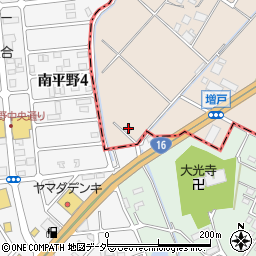 埼玉県春日部市増戸13周辺の地図