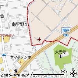 埼玉県春日部市増戸13周辺の地図