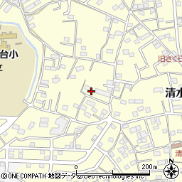 千葉県野田市清水810周辺の地図